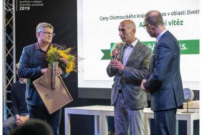 Ceny životního prostředí ovládl Sluňákov. Jeho ředitel navíc dostal cenu hejtmana   Foto: Filip Jančo