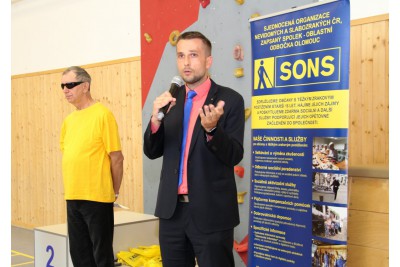 Den plný pohybu bavil zrakově postižené
