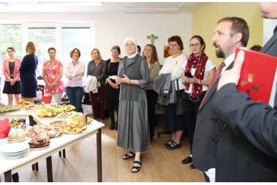 Slavnostní žehnání nových prostor zázemí hospicové péče Caritas v Olomouckém kraji 