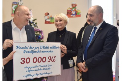 Výtěžek z vánočního punče podpoří prostějovskou nemocnici