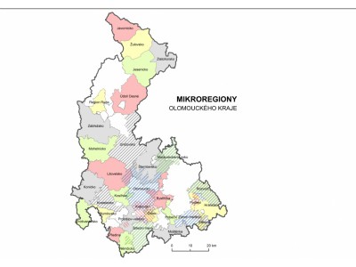 Mapa mikroregionů