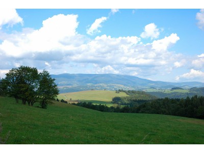 Ptačí oblast Králický Sněžník, pohled z Pramenů u Žárové