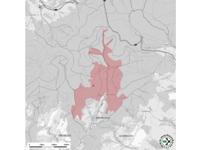 Mapa evropsky významné lokality Rabštejn