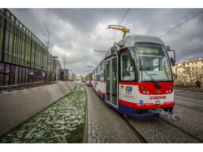 Tramvajová trať Nové Sady - autor fotografie (c) Archiv MMOL