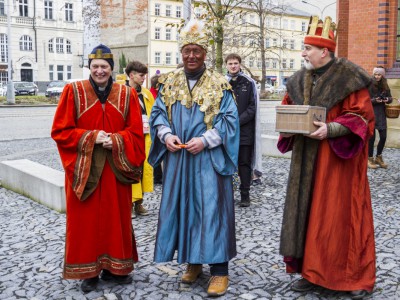 Tři králové popřáli v Olomouci šťastný nový rok