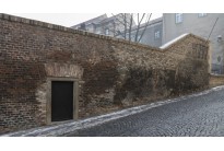 Oprava městské hradby v Olomouci, která odkryla staré kasematy