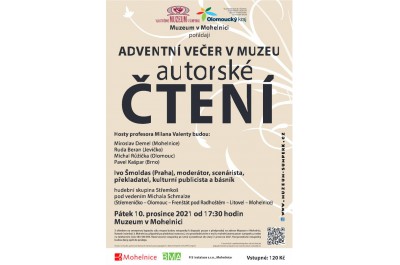 Adventní večer v muzeu - autorské čtení