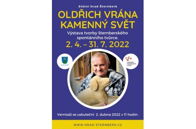Oldřich Vrána – Kamenný svět, výstava na hradě Šternberk