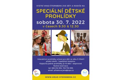 Speciální dětské prohlídky na hradě Šternberk