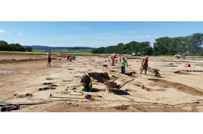 Pravěcí zemědělci žili v bytovkách, zjistili archeologové     Foto: ACO