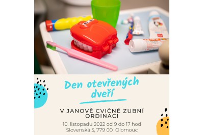 Den otevřených dveří v JANově cvičné zubní ordinaci