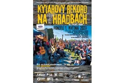 Kytarový rekord na hradbách 2023	