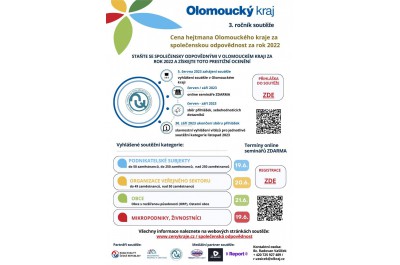 Plakát_Cena hejtmana Olomouckého kraje za společenskou odpovědnost
