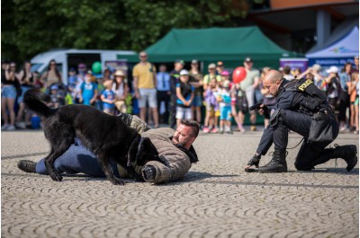 Tisíc dětí přišlo oslavit svůj den před budovu kraje