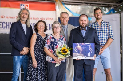 Čechy pod Kosířem si převzaly ocenění v soutěži Vesnice roku Olomouckého kraje