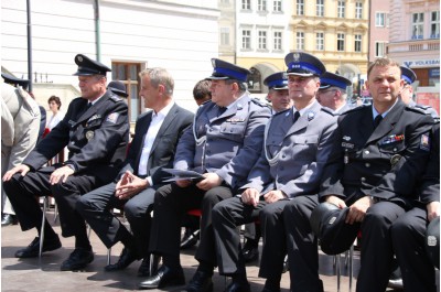 Den Policie České republiky, který se konal v úterý 18. června v Olomouci na Horním náměstí.