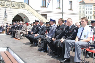 Den Policie České republiky, který se konal v úterý 18. června v Olomouci na Horním náměstí.