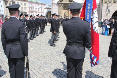 Den Policie České republiky, který se konal v úterý 18. června v Olomouci na Horním náměstí.