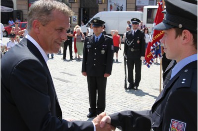 Den Policie České republiky, který se konal v úterý 18. června v Olomouci na Horním náměstí.
