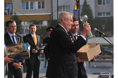 Prezidentská návštěva v Olomouckém kraji - 2. den, 14.5.2015