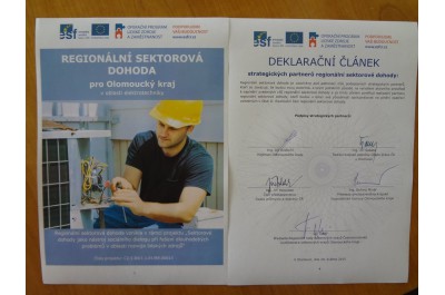 Hejtman Rozbořil podepsal Regionální sektorovou dohodu