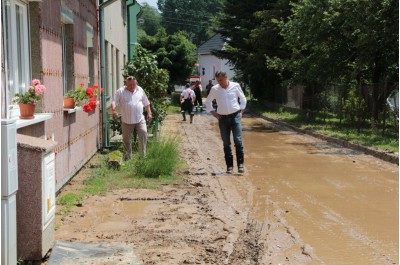 Hejtman Rozbořil nabídl pomoc místní části Žeravice 