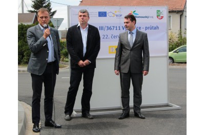 Otevření průtahu v obci Výšovice
