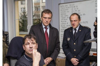 Hejtman navštívil nové krajské operační středisko hasičů