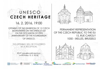 České památky UNESCO představí výstava v Bruselu
