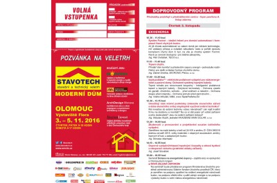 Olomoucký kraj se představí na veletrhu STAVOTECH – Moderní dům Olomouc