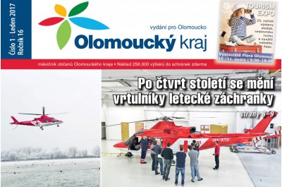 Lednové vydání měsíčníku Olomoucký kraj