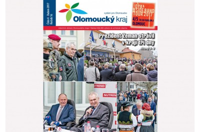 Dubnové vydání měsíčníku Olomoucký kraj