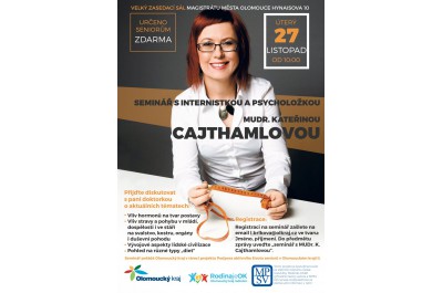 Seminář s internistkou a psycholožkou MUDr. Kateřinou Cajthamlovou