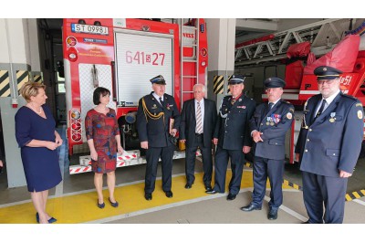 Náměstek hejtmana Dalibor Horák se zúčastnil oslav svátku patrona hasičů v Polsku
