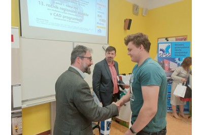 V regionální CADové soutěži dominovali studenti SPŠS Olomouc Foto: archiv školy
