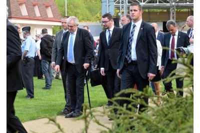 První den návštěvy prezidenta Miloše Zemana v Olomouckém kraji
