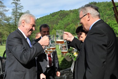 Oficiální návštěva prezidente Zemana v Olomouckém kraji, den první