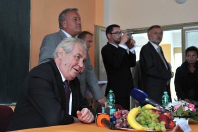 Oficiální návštěva prezidenta Zemana v Olomouckém kraji, den druhý