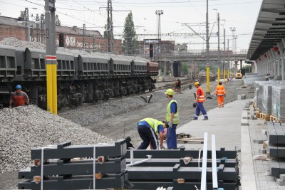 Hejtman Rozbořil si prohlédl rekonstrukci olomoucké železniční stanice