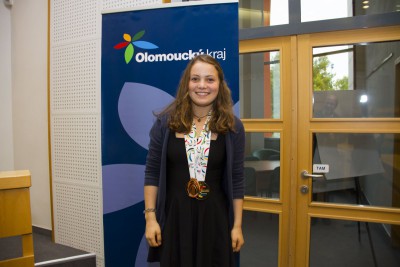 Medailisté z olympiády dětí a mládeže převzali ocenění od Olomouckého kraje