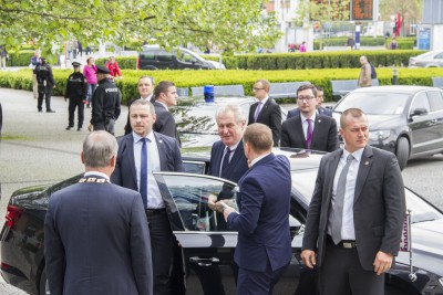 Prezident Miloš Zeman zahájil třídenní návštěvu Olomouckého kraje