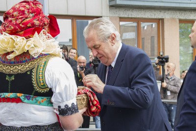 Prezident Miloš Zeman zahájil třídenní návštěvu Olomouckého kraje