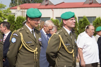 Hejtman Rozbořil se účastnil slavnostního nástupu olomoucké vojenské posádky