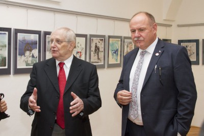 Jiří Suchý představil v Olomouci výstavu 85+
