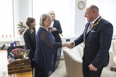 Prezident Miloš Zeman zahájil návštěvu Olomouckého kraje