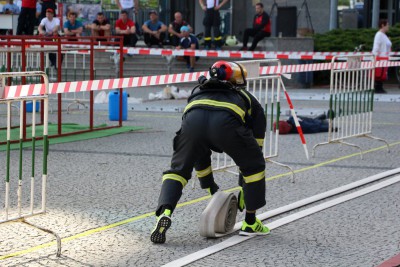 Hejtman Ladislav Okleštěk zahájil soutěž o nejtvrdšího hasiče